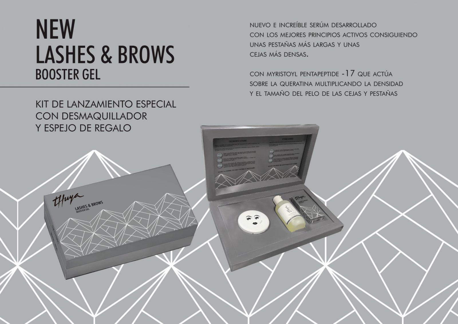 Cejas y pestañas, consigue más densidad y volumen.Te presentamos lo último de Thuya para tus cejas y pestañas Booster Gel.