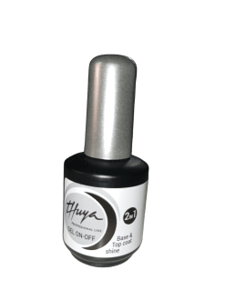 Base y Top Coat 2 en 1 gel on off 14 ml