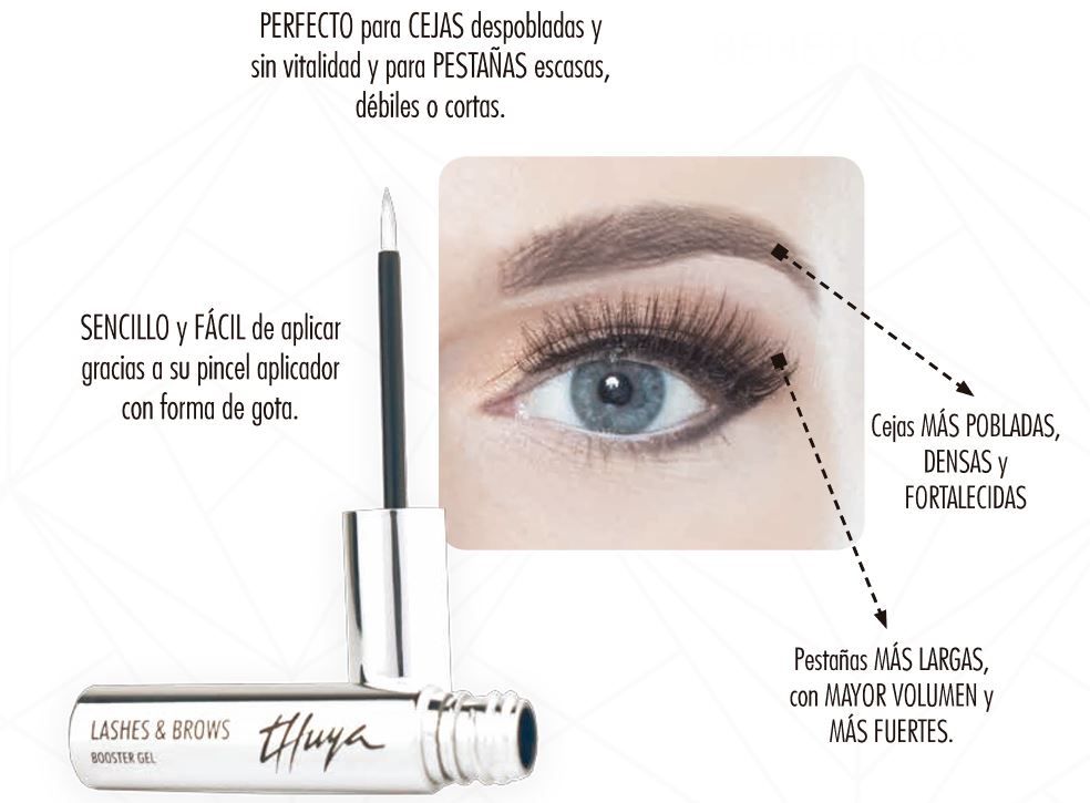 Cejas y pestañas, consigue más densidad y volumen. Te presentamos lo último de Thuya para tus cejas y pestañas Booster Gel.
