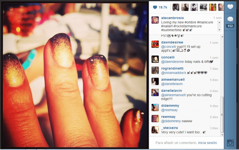 Degradé nails